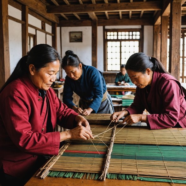 Où trouver des cours de tissage traditionnel au Bhoutan?