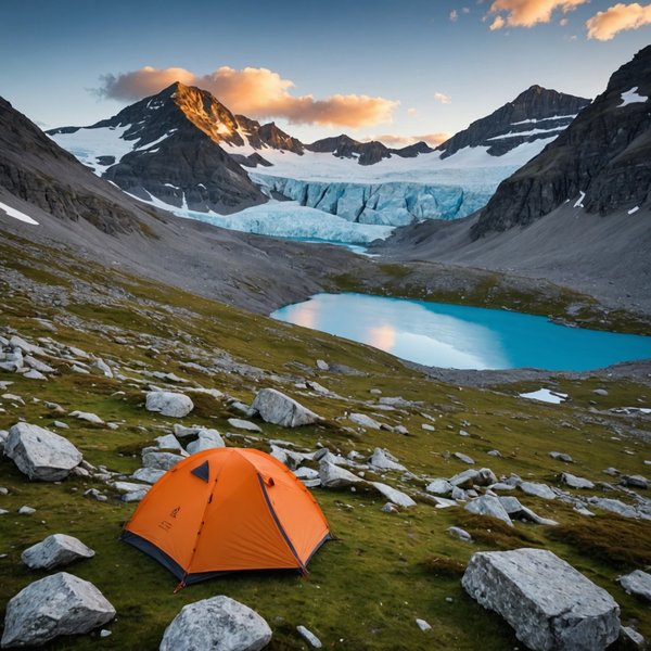 Quels sont les meilleurs conseils pour un camping en région de haute montagne avec observation des glaciers?